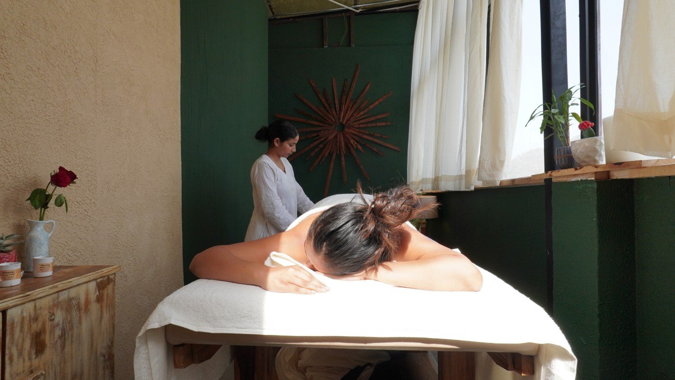 Aavya Spa in the Sky - massage therapy with mountain views